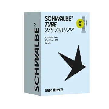Schwalbe Butyl Schlauch AV19 | 29/28/27,5 Zoll x 1.5- 2.4 Auto Ventil 40 mm