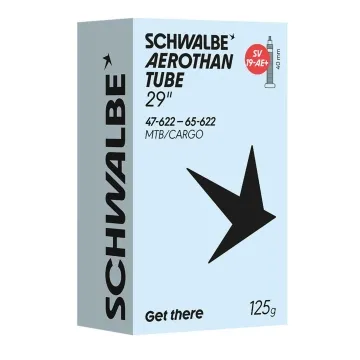 Schwalbe TPU Schlauch Aerothan Plus SV19-AE+ MTB/Cargo | 29 Zoll x 2.6-3.0 Zoll Sclaverand Ventil 40 mm
