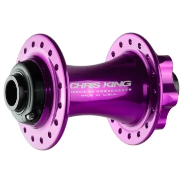 Chris King Vorderradnabe Disc 6 Loch Boost 15x110 3D purple | violet 28 Loch