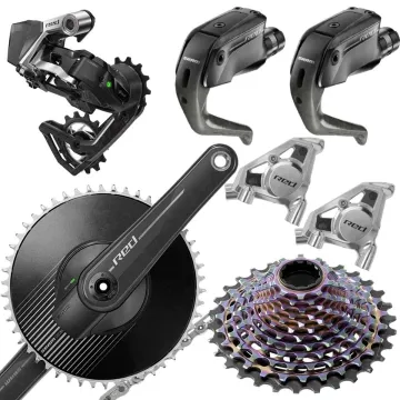 Sram RED AXS E1 Aero TT Gruppe Disc + Powermeter 12x1-fach