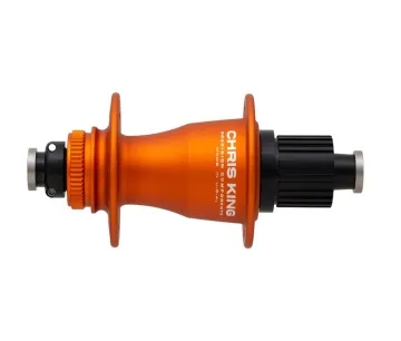 Chris King Hinterradnabe Ceramic Disc Centerlock SuperBoost 12x157 matte mango | orange 32 Loch
