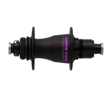 Chris King Hinterradnabe Disc Centerlock Boost 12x148 twotone black punch | schwarz-violet 32 Loch