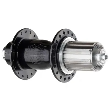 White Industries Hinterradnabe M15 Rim Brake | SSP 10x135mm 48 Loch Rotor HG Schwarz