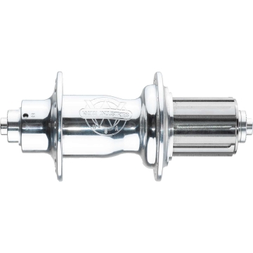 White Industries Hinterradnabe M15 Rim-Brake | SSP 10x130mm 32 Loch Rotor HG silber