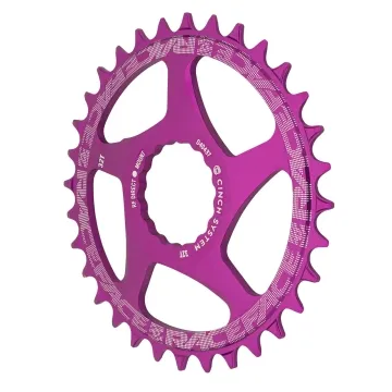Race Face Kettenblatt 1x Cinch Direct Mount 3mm Offset Narrow Wide purple 30 Zähne
