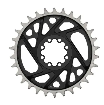 Sram XX T-Type Kettenblatt 8-Loch DM Offset 3mm schwarz-silber 30 Zähne