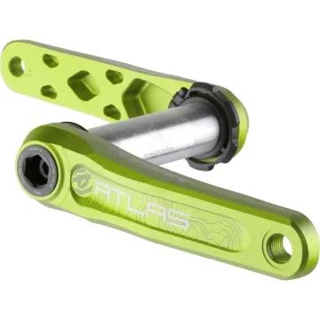 Race Face Atlas Kurbelarme Cinch 68-73mm | 136mm Spindel grün 165 mm