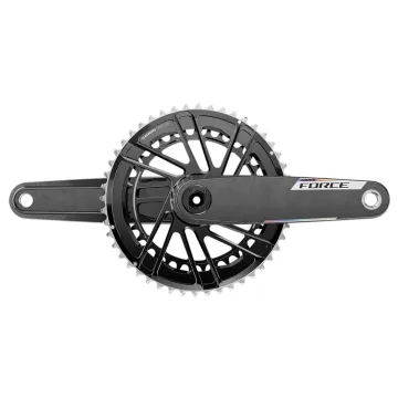 Sram Force Kurbel E1 DUB Road Carbon | 12x2-fach Abstufung 48-35 Zähne 165 mm Mod 26
