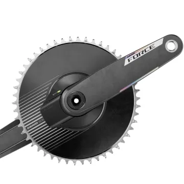 Sram Force 1x AXS Powermeter E1 DUB Road Carbon | Aerokettenblatt 50 Zähne 160 mm Mod 26