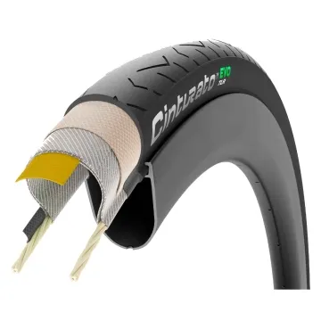 Pirelli Cinturato EVO TLR Rennrad Reifen 35x622 schwarz