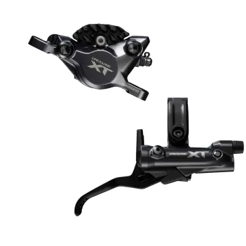 Shimano Deore XT M8200 XC Scheibenbremse 2-Kolben | 170 cm Leitung I-Spec EV Hinterrad Griff rechts