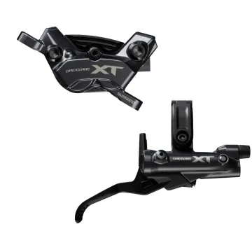 Shimano Deore XT M8220 XC Scheibenbremse 4-Kolben | 170 cm Leitung I-Spec EV Hinterrad Griff rechts