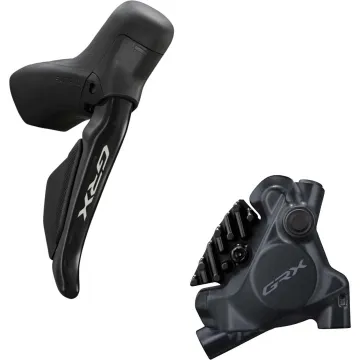 Scheibenbremse Shimano GRX Di2 Wireless | 12-fach ST-RX717-R + Bremssattel BR-RX410