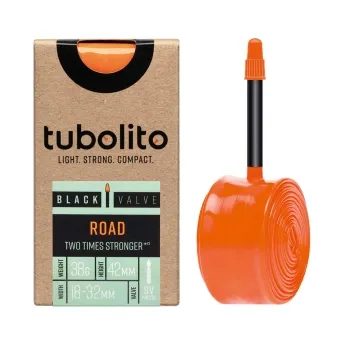 Tubolito Schlauch Tubo Road 700C - 28 Zoll x 18-32 mm Sclaverant Ventil 42 mm schwarz