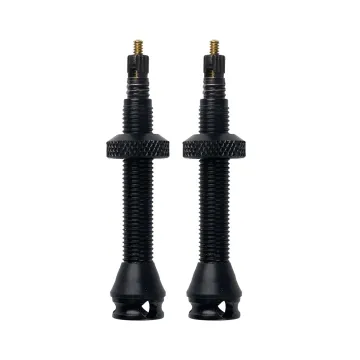 Schwalbe Tubeless Ventile Aluminium | Set 2 Stück schwarz 60mm