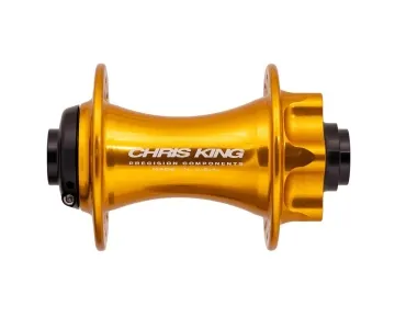 Chris King MTB Vorderradnabe Disc 6 Loch SuperBoost 20x110 gold | gold 28 Loch