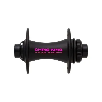 Chris King Vorderradnabe Ceramic Disc Centerlock Boost 15x110 two tone black punch | schwarz violett 32 Loch