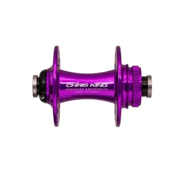 Chris King R45D Ceramic Vorderradnabe 12x100 Disc Centerlock 28 Loch 3D-violet | violett