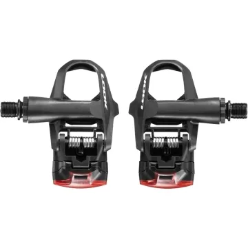 Look Keo 2 Max Vision Pedale schwarz incl Keo Grip Platten grau | Beleuchtung ohne STVZO