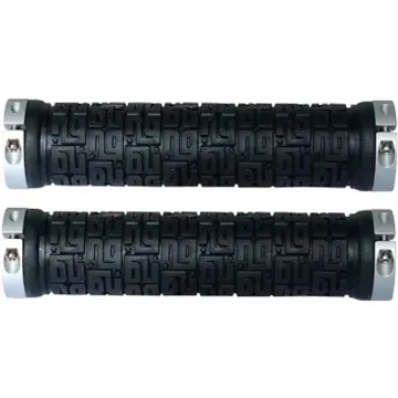 NG Sports Tulsee Lock-On Lenkergriffe - 140 x 31,5mm silber