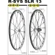 Mavic Ksyrium SLR / R-Sys Ersatzspeiche Zircal Hinterrad rechts 294 mm Mod 2008 - 2014 Restbestand