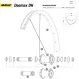 Ersatzteile Mavic Deemax DH Laufradsatz 27,5 Zoll Mod 2020