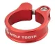 Wolf Tooth Sattelstützenklemme - 38,6mm geschraubt Aluminium rot