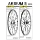 Mavic Aksium Aksium S Ersatzspeiche Hinterrad rechts 298 mm