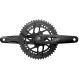 Sram Rival AXS E1 PWR Powermeter Kurbel DUB Road Alu | 12x2-fach Abstufung 46-33 Zähne 175 mm