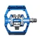HT Components Plattform Hybrid Pedale D1 Duo blau incl Cleats
