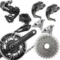 Sram RED AXS E1 TT Gruppe Disc 12x2-fach