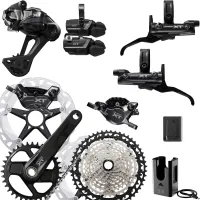 Gruppe Shimano Deore XT Di2 wireless Disc komplett | 12-fach M8250 Kassette 10-51 Zähne