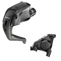 Sram Force Aero TT Bremsgriff + Flat Mount Scheibenbremse Vorderrad