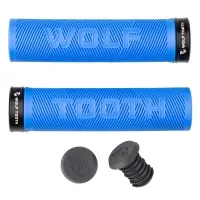 Wolf Tooth Echo Lock On Lenkergriffe 32mm Farbe black/blue
