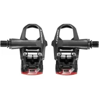 Look Keo 2 Max Vision Pedale schwarz incl Keo Grip Platten grau | Beleuchtung ohne STVZO